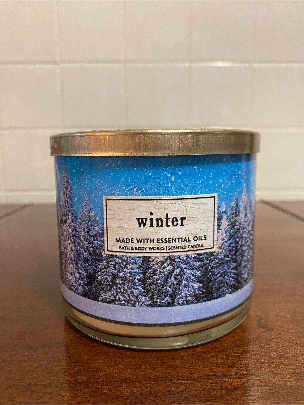 Bath & Body Works Winter 3-Wick Candle